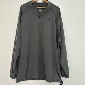 New Adidas Half Zip Pullover 2XL Windbreaker